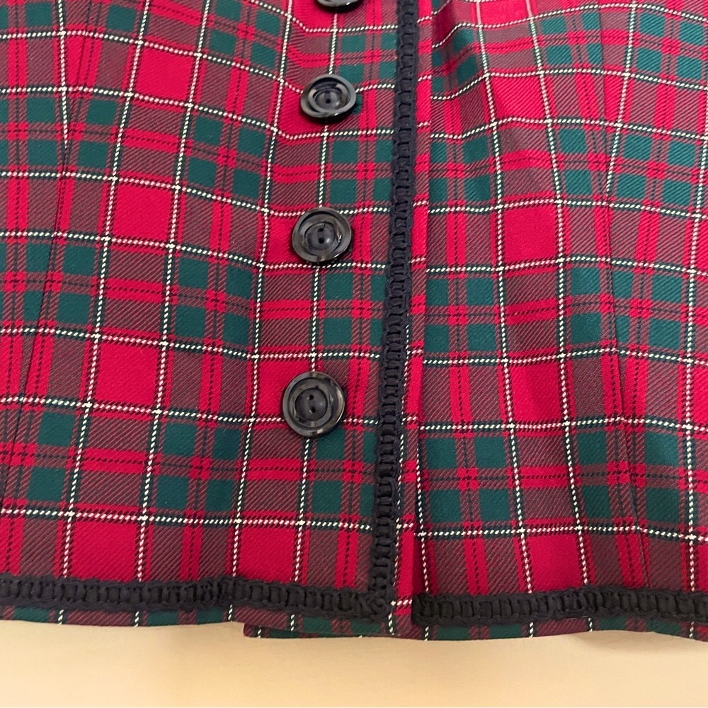 Vintage Pendleton Plaid Tartan Wool Jacket Blazer Women's Size 14 - Picture 6 of 10